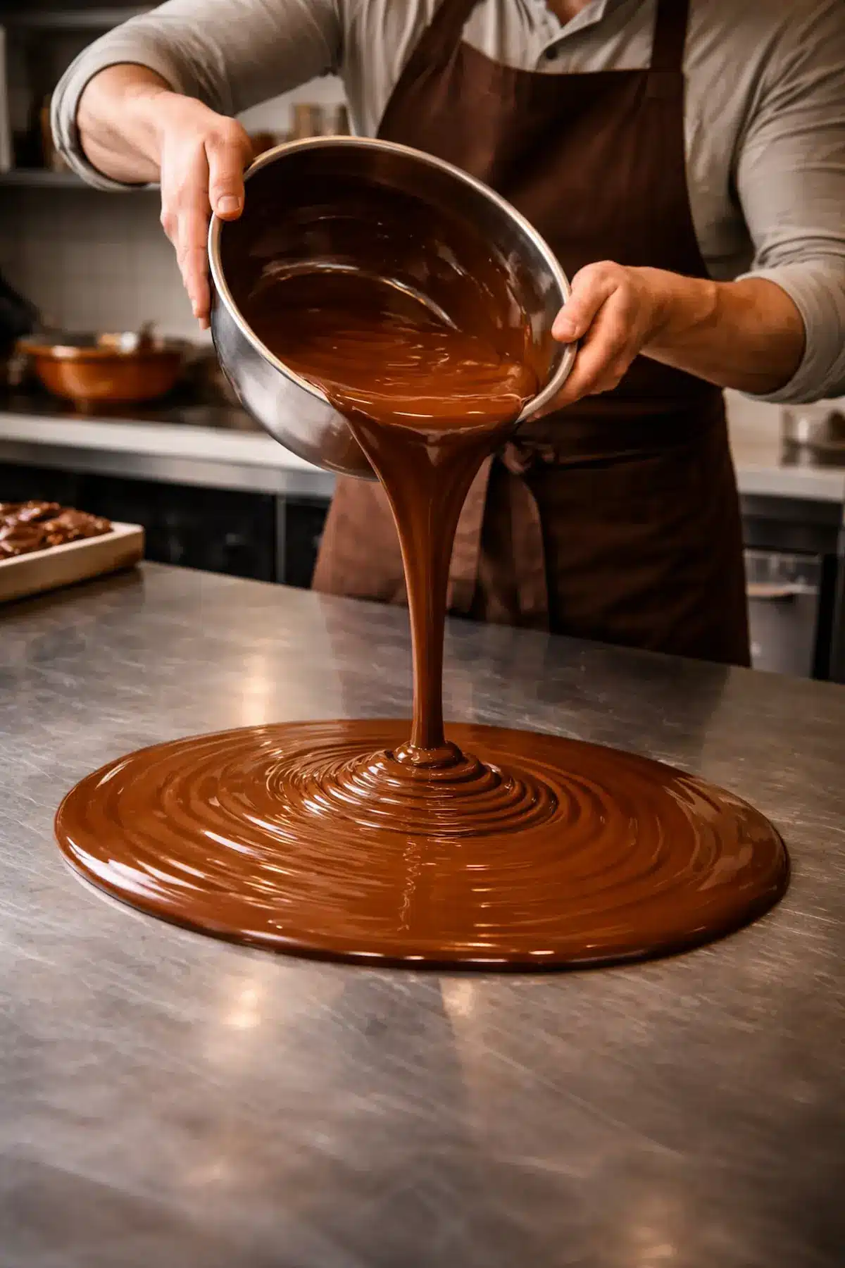 atelier chocolaterie chez un artisan lyonnais